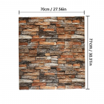 5/10 70*77 tapeet Isekleepuv veekindel ja niiskuskindel 3D kolmem&otilde;&otilde;tmeline magamistoa taust seina renoveerimine vaht tellis 10pcs 70*77cm