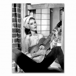 Must-valge Hollywoodi Moive Star Vintage seinakunst L&otilde;uendimaal P&otilde;hjamaade plakatid ja prindid Seinapildid elutoa sisekujunduseks Ilma raamita 50*70cm