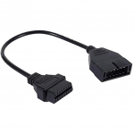 OBD1 12 kontakti OBD2 16 kontaktiga adapteri kaabli diagnostika OBD II adapteri skanneri kaabli pistik GM jaoks 42x1x1cm