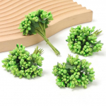 tolmukad Kunstlilled Mini v&otilde;ltslilled kodukaunistuseks Pulmakaunistus Scrapbooking Garland K&auml;sit&ouml;&ouml; Kingitarvikud 12 pcs kuld