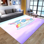 3D Roosa &Uuml;kssarviku vaip T&uuml;drukute Tuba Multifilmi Lastetuba Elutoa ala Vaibad Magamistuba Vaiba k&otilde;rval R&otilde;du Vaip Beebi esiku matt P&otilde;randamatt 100x120cm