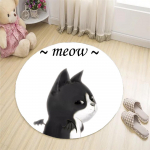 Multifilm Loomapea P&otilde;randamatt &Uuml;mmargune Lemmikloom Armas Vaip Magamistuba Elutuba Korea stiilis Toolivaip Laste Vaibad Diameter 60cm