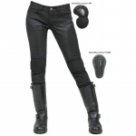 Mootorratta teksad + Racing Fit Ventilatsiooniv&otilde;rk Hingavad mootorrattas&otilde;idup&uuml;ksid + P&otilde;lvekaitsmed reguleeritavad &uuml;les ja alla L must