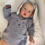55 cm Reborn Doll Baby 3D Skin Visbile Veins Reborn Doll Kit Liam Soft Touch riidest kehanukud lastele s&uuml;nnip&auml;evakingitus