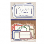 45 tk Taskukleebised Selge tr&uuml;kis Lihtne kirjutada rikkalikud mustrid Vintage retro dekoratiivne minimalistlik Nostalgia seeria Sildid Kleebised Koduvarustus F