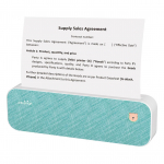 PeriPage A4 paberprinter otsene termo&uuml;lekande juhtmevaba printer mobiilne 210 mm mini mobiilne foto sinine