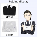 Anime The Promised Neverland Isabella Mother Cosplay kost&uuml;&uuml;mikleit P&otilde;ll Prantsuse teenijanna T&auml;ielik komplekt &uuml;htne j&otilde;ulukarnevali kingitus L
