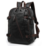 Meeste &otilde;livahast nahast vargusvastane seljakott Meeste vabaaja seljakott ja reisikotid Western College Bookbag S&uuml;learvuti kotid k&otilde;rvaklappide pesaga must