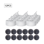 12 tk/pakk v&auml;relevad leegita LED-k&uuml;&uuml;nlad teevalgus v&auml;relev pidu Pulmak&uuml;&uuml;nlad Ohutus Kodukaunistus Valgustus 12pcs