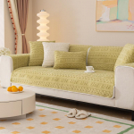 Talvine diivanipadi Four Seasons universaalne puuvillane samet sirge rida libisemiskindel padi rasvapadja katte kate riidest r&auml;tik 70*70cm lilla