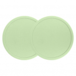 2 tk 10 cm silikoonist alumiselt kuumakindel, libisemiskindel, k&otilde;rgendatud servaga lekkekindel t&ouml;&ouml;laud, &uuml;mmargune, kohvi-tee tassihoidja k&ouml;&ouml;gitarvikud sinine