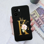 Xiaomi Redmi A1+ A2+ Plus 10C 12C 11A 9A 8A Pro &uuml;mbrise tagakaas Matt P&otilde;rutuskindel pehme silikoon kandiline telefonikotid Lilled Kirjad Redmi kaitseraua jaoks Redmi 10X