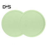 2 tk 10 cm silikoonist alumiselt kuumakindel, libisemiskindel, k&otilde;rgendatud servaga lekkekindel t&ouml;&ouml;laud, &uuml;mmargune, kohvi-tee tassihoidja k&ouml;&ouml;gitarvikud sinine