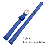 Ehtsast nahast k&auml;ev&otilde;ru Naiste Moodne kellarihm K&auml;ekellad Mini Rihm 6mm 8mm 10mm 12mm 14mm V&auml;ike kellarihm punane 8mm