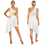 Naiste metallilise v&auml;rvi plokk &uuml;listustantsu kleit jumalateenistusele liturgiline l&uuml;&uuml;riline tantsur&otilde;ivaste kost&uuml;&uuml;m S burgundiapunane