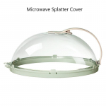 Mikrolaineahju pritsmete kate 12 tolli, mikrolaineahju kate toidule k&auml;epideme ja veeaurutiga, mikrolaineahju l&auml;bipaistev toidukate, k&ouml;&ouml;gin&otilde;ud, k&ouml;&ouml;gikingid