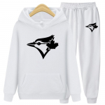 2023. aasta s&uuml;gistalvine meeste kaheosaline komplekt Meeste Bluebird Printiga kapuutsiga kost&uuml;&uuml;m Fliisist dressipluus vabaaja sport dressip&uuml;ksid, meeste dressid L