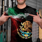 Mexicano Mehhiko 3D-prindiga T-s&auml;rgid L&uuml;hikeste varrukatega Suvine Meeste Vabaajamood Meeste T&auml;navar&otilde;ivad Lahti hingav T-s&auml;rk XXXL