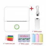 Mini kaasaskantav termoprinter tasku traadita BT kleebised fotosiltide memo Vale k&uuml;simus V&auml;ike tr&uuml;kk, tindita prindi Xiaomi jaoks