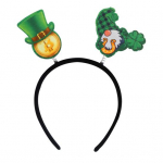 St. Patrick's Day Shamrocki peapael loomingulise kujuga &uuml;likerge elastne dekoratiivne peapael, naiste t&uuml;drukute cosplay peakate C