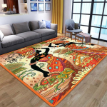 Imeilusad Mandala lillelised 3D-prindiga vaibad elutoa jaoks magamistoa sisekujundusega vaip Pehme flanellist kodu voodip&otilde;randamatt M&auml;nguala vaibad 120x160cm