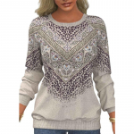 YYFS naiste vabaaja moe kevads&uuml;gisene pikkade varrukatega O-kaelusega pulloverid ja pikad varrukad XXXXL