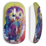 Wireless Mouse Owls art maalitud