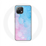 Xiaomi Mi 11 Lite Pink &uuml;mbris sinise taustaga