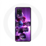 &Uuml;mbris Samsung Galaxy A12 BTS TinyTAN animatsiooniplakatile RM Jin Suga J-Hope Jimin V ja Jungkook M