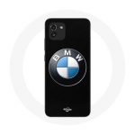 Coque pour Samsung Galaxy A03 BMW Logo fond noir