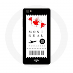 Huawei P8 lennukipileti &uuml;mbris Montreal Kanadas