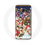 &Uuml;mbris Samsung Galaxy S6 One Piece Christmas Day Anime Manga jaoks