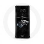 Coque pour Samsung Galaxy S8 Game of Thrones Saison 8 Le Tr&ocirc;ne de Fer La maison Stark Logo L'hiver a