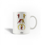 Mug en C&eacute;ramique Star Wars Iron Man Deadpool