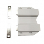 Magnetiline t&otilde;ukuriiv Tugev t&otilde;ukej&otilde;ud ABS-i tugeva imemisega kahepealise kapiukse t&otilde;ukuriibiga k&ouml;&ouml;gisahtel valge