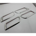 for Ford Focus 2 Mk2 2009 - 2012 Stainless Steel Inner Door Handle Circle Trim Chrome Sequins Cover Sticker 4ps silver gray