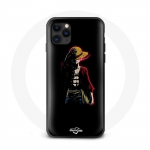 Kaitse&uuml;mbris - Maniacase - Iphone 11 Pro Max - One Piece Manga Anime Luffy - Must - Pehme must