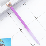 1-osaline teemanthiire koolipliiats, kuuliotsaga metallist pastapliiats, must kirjutuspliiats &otilde;pilaste roosakuldsete kirjatarvete jaoks