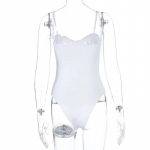 Y2K &uuml;hev&auml;rviline seksikas varrukateta liibuv kombinesoon suvised t&auml;navariided naisteriided S must