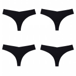 4 tk/partii naiste seksikad j&auml;&auml;siidist alusp&uuml;ksid madala v&ouml;&ouml;kohaga aluspesu stringid naiste G string hingav pesu kiusatus intiimsed XS