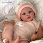 Armas 48 cm Bebe Reborn Doll Meadow Elutruu 3D-maalitud N&auml;htav Vein t&auml;is Vin&uuml;&uuml;lemulatsioon Nukk K&auml;sitsi Joonistatud Juuksed Printsess Pehme kaisuline v&auml;ikelapse nukk beebim&auml;nguasi Cloth body doll