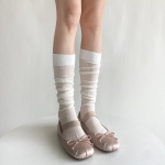 Lolita pikad sokid sukad Naistele armsad t&uuml;drukud Kawaii p&otilde;lvek&otilde;rged sokid balleti stiilis sidemega Bowknot reie k&otilde;rged sokid sukad