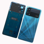 Xiaomi POCO X4 Pro 5G tagaklaasist aku&uuml;mbrise tagumine korpusuks paneel X4Pro koos kaameraklaasi vahetusega Laser Blue