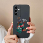 Samsung M15 A15 A55 A35 S24 Ultra S24+ F15 telefoni kaane&uuml;mbriste jaoks mood poiss, t&uuml;druk Kvaliteetne silikoonist pehme kaamera kaitsekork kaitseraud Galaxy jaoks Samsung A35