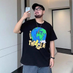 Suures suuruses mood meeste l&uuml;hikeste varrukatega puuvillane t-s&auml;rk meeste lahtised meeste mudelid viieminutilise varrukaga meeste kehas&auml;rk top tide M