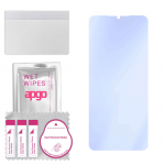 apgo Ultra-Clear 9H Hybrid protective glass compatible with Xiaomi Redmi 9C, flexible nano glass, great replacement for tempered glass, scratch-resist