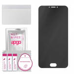 apgo Privacy Matte Hybrid protective glass compatible with Kruger&Matz Live 5, flexible nano glass, great replacement for tempered glass, scratch-resi
