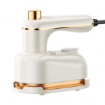 Kaasaskantav k&auml;eshoitav reisiaurutriikraud kokkupandav kiire soojendus elektriline kuumpressimine, v&auml;ike rippuv triikimismasin &uuml;hiselamuriiete jaoks beež