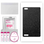 apgo skin sticker film foil vinyl for the BACK compatible with Teclast P80X, scratch-resistant, easy to install - Black Honeycomb