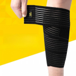 Elastic bandage, self-adhesive sports strap, fitness calf guard, men's wrapping compression belt, women's elastic, breathable, adjustable running